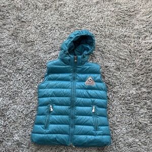 Pyrenex Vest Puff Aqua / Blue Women's Sz 36 ❤️